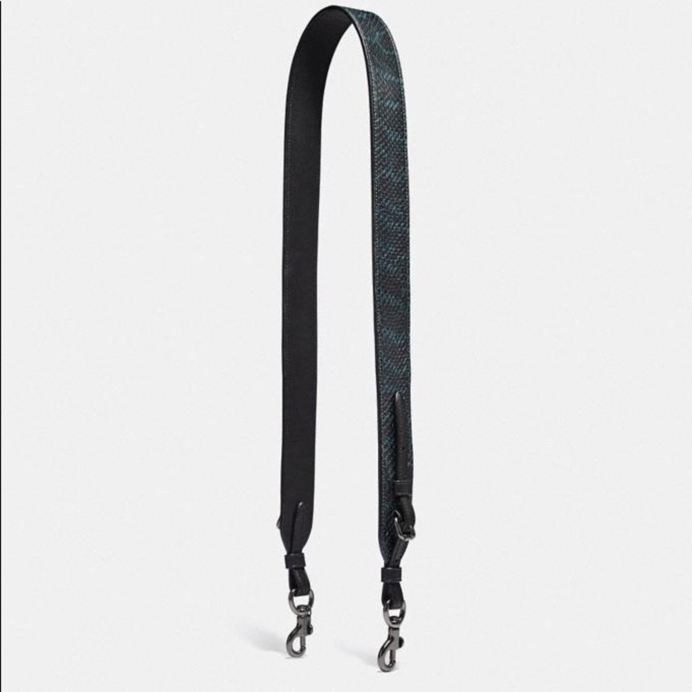 Brand new coach novelty strap snakeskin